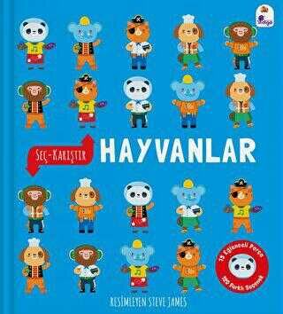 Seç - Karıştır: Hayvanlar 15 Eğlenceli Parça, 120 Farklı Seçenek