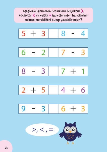 Küçük Dahiler – Etkinliklerle Matematik 1. Kitap (5-6 Yaş )