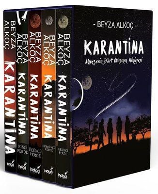 Karantina Serisi Seti-5 Kitap Takım- Karton Kapak  Kutulu