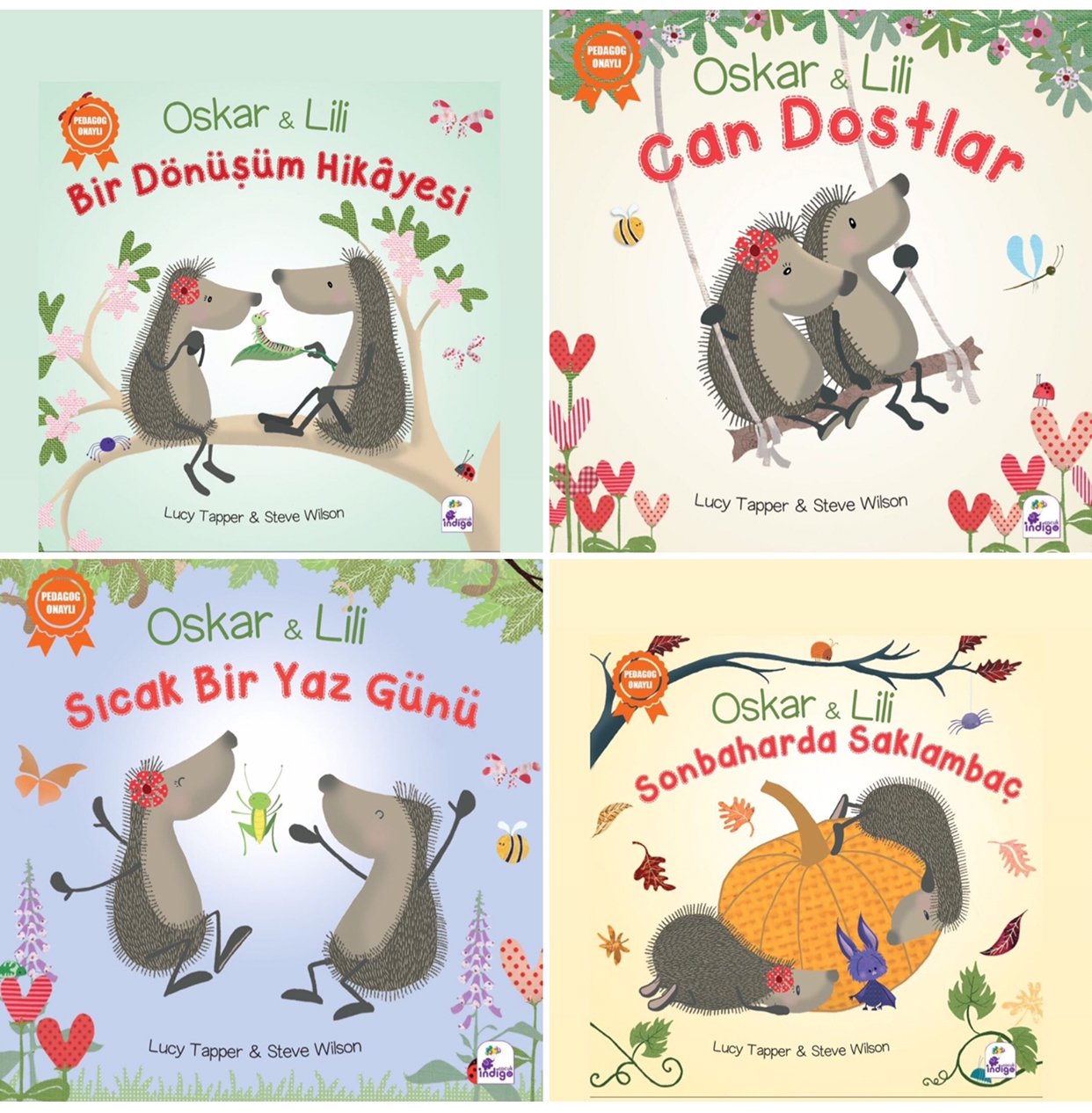 Pedagog onaylı uyku vakti hikayeleri seti 3 (4 Kitap)