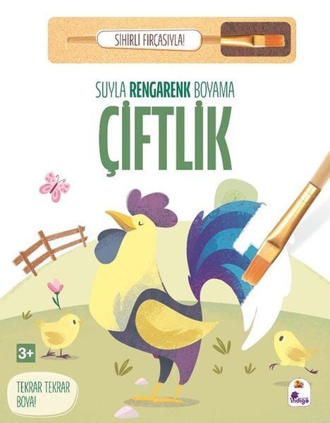 Çiftlik - Suyla Rengarenk Boyama Sihirli Fırçasıyla!