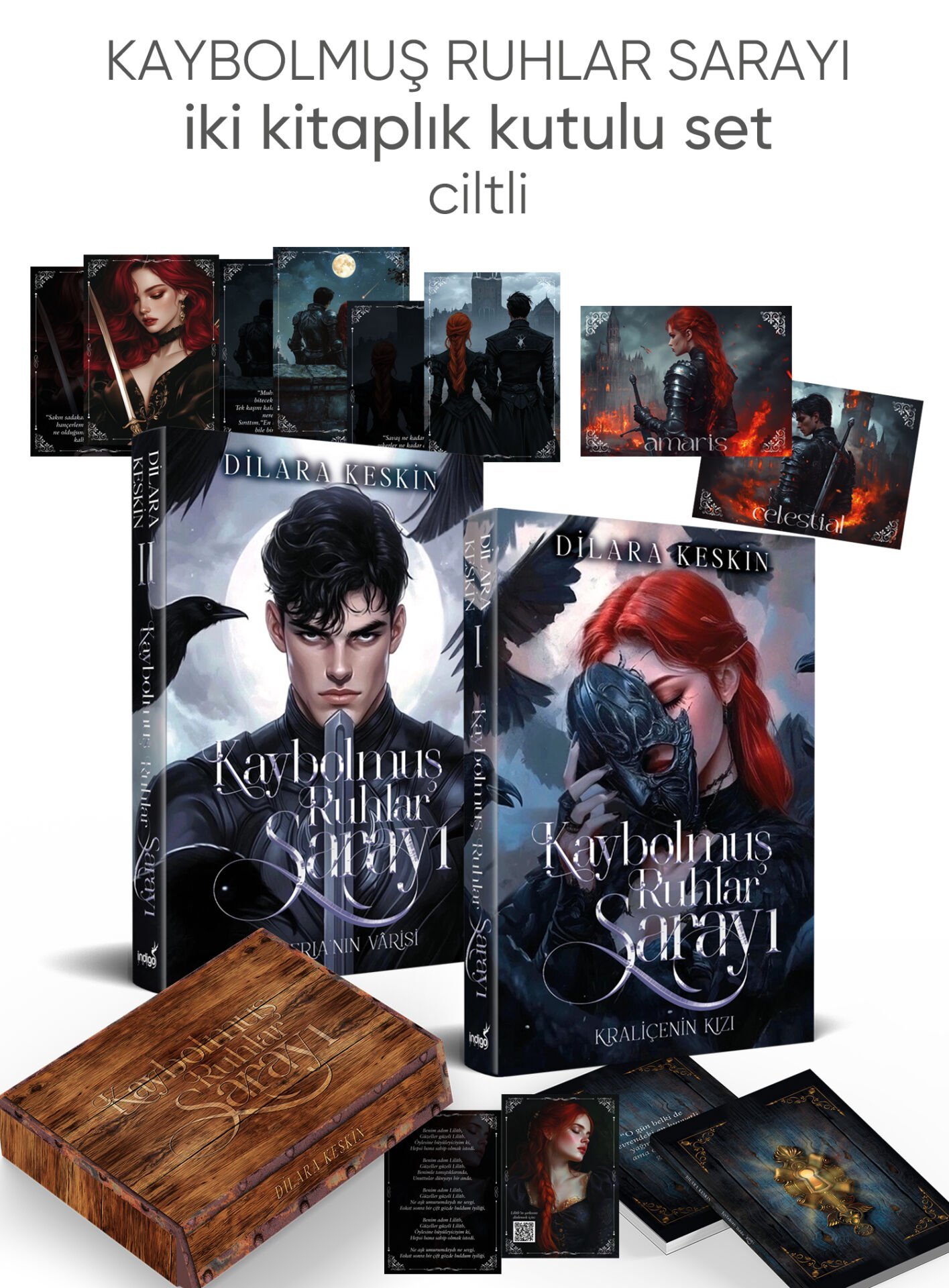 KAYBOLMUŞ RUHLAR SARAYI 2 KİTAP SET CİLTLİ
