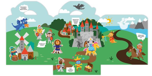 Yolculuğumuz… Bir Şatoya! Bitmeyen Sticker Kitabım