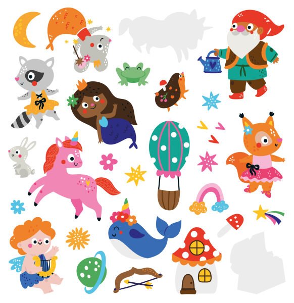 Yolculuğumuz… Fantastik Dünyaya! Bitmeyen Sticker Kitabım