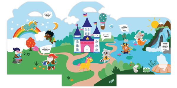 Yolculuğumuz… Fantastik Dünyaya! Bitmeyen Sticker Kitabım