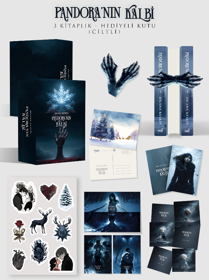 Pandora’nın Kalbi 3 Kitap Takım – Ciltli - Hediye Kutulu