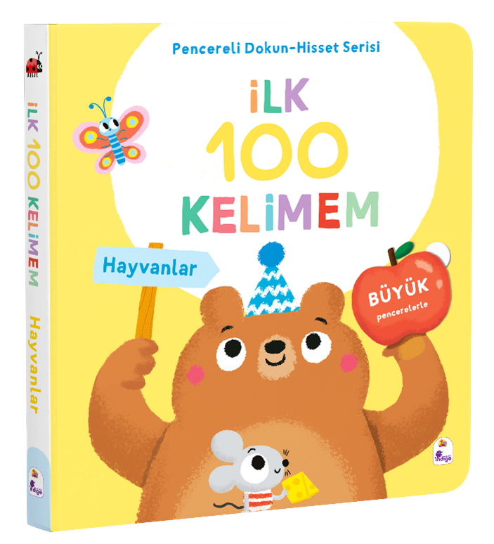 İlk 100 Kelimem – Hayvanlar (Pencereli Dokun-Hisset)