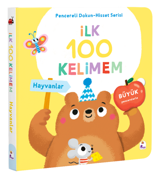 İlk 100 Kelimem – Hayvanlar (Pencereli Dokun-Hisset)