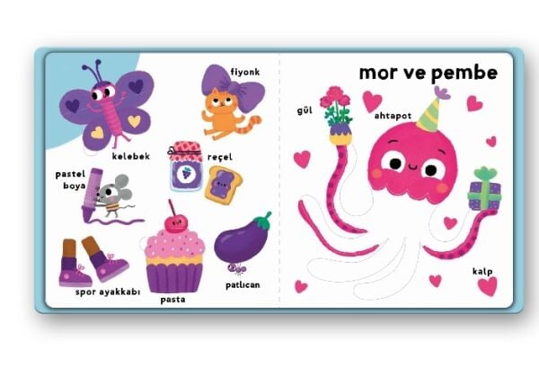 İlk 100 Kelimem – Renkler (Pencereli Dokun-Hisset)