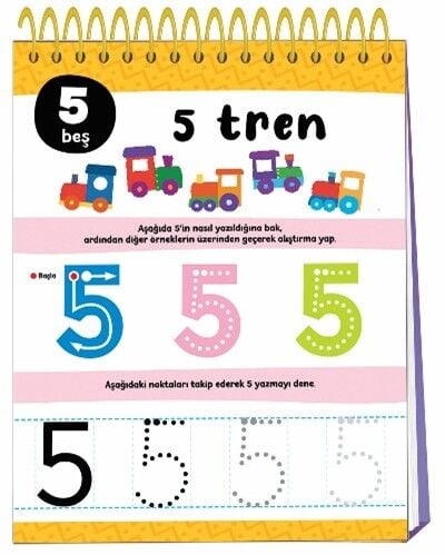 Minik Dostlarımla Sayılar – Yaz, Sil ve Öğren