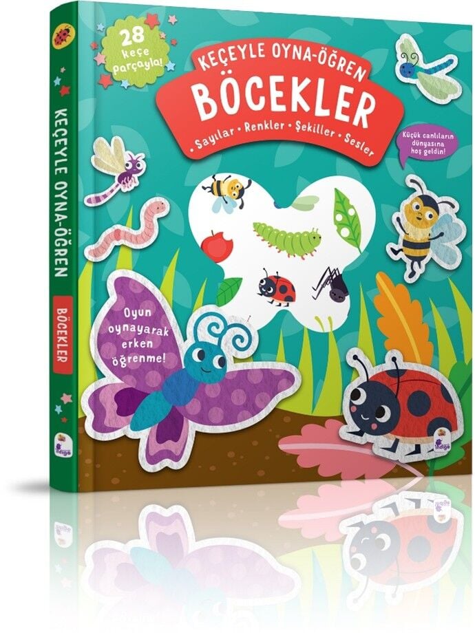 Keçeyle Oyna-Öğren Böcekler
