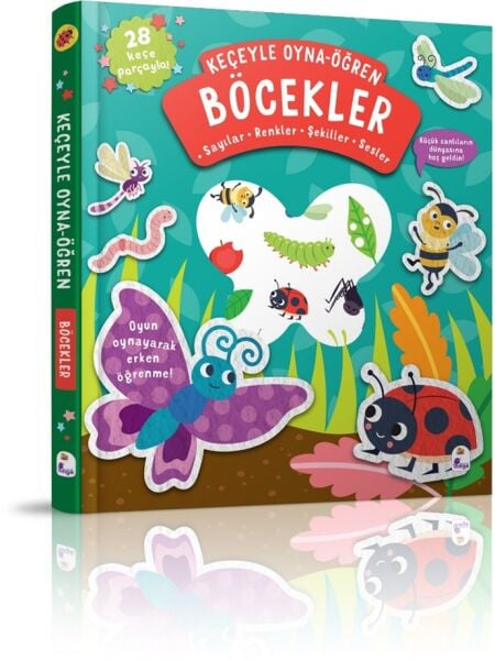 Keçeyle Oyna-Öğren Böcekler