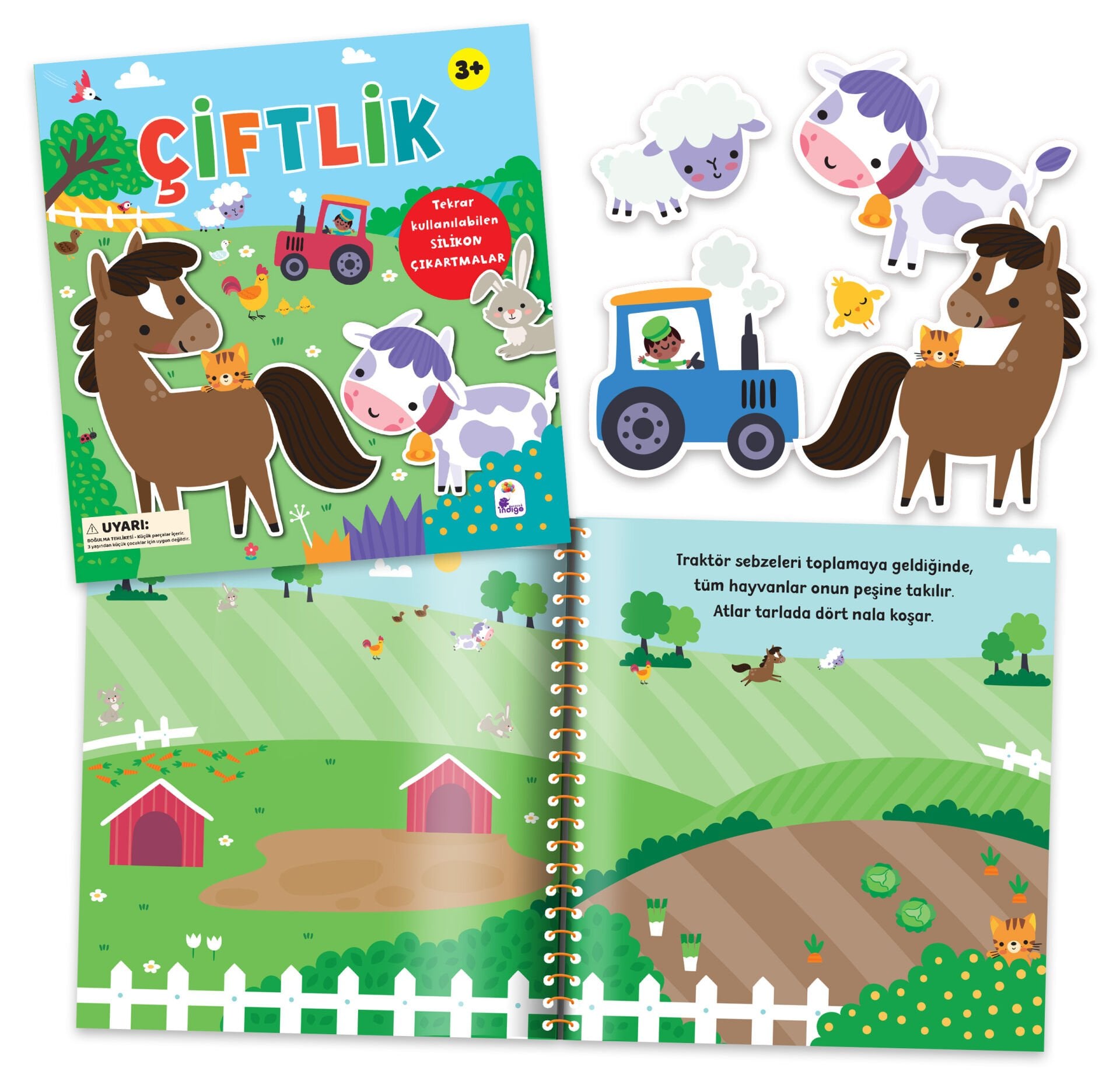 Silikon Çıkartmalı - Çiftlik