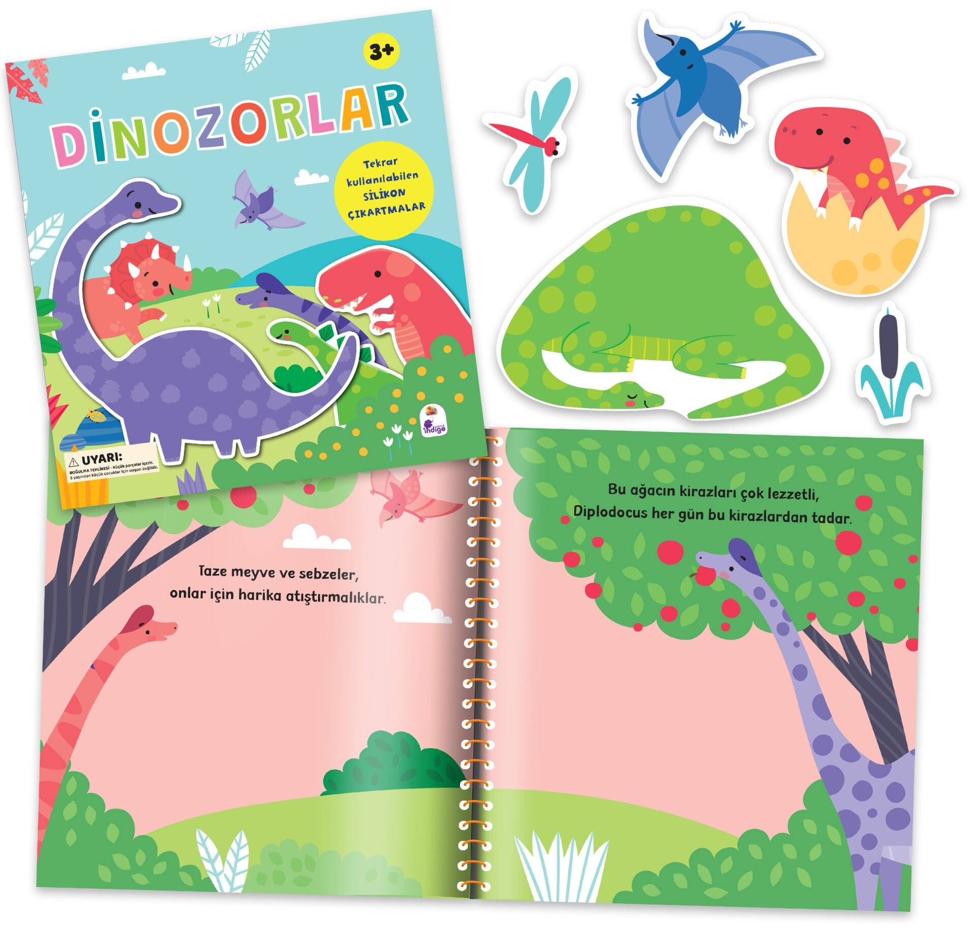 Silikon Çıkartmalı – Dinozorlar