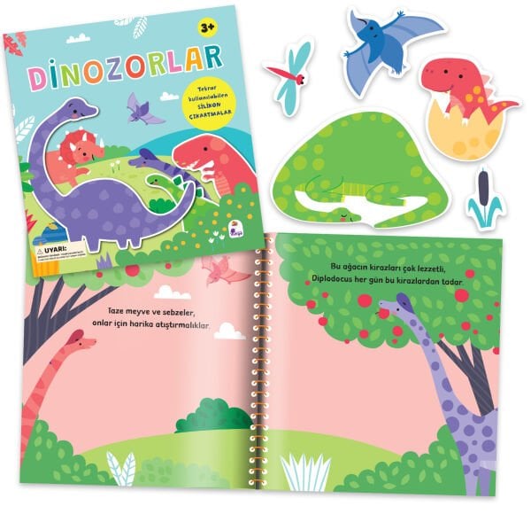 Silikon Çıkartmalı – Dinozorlar