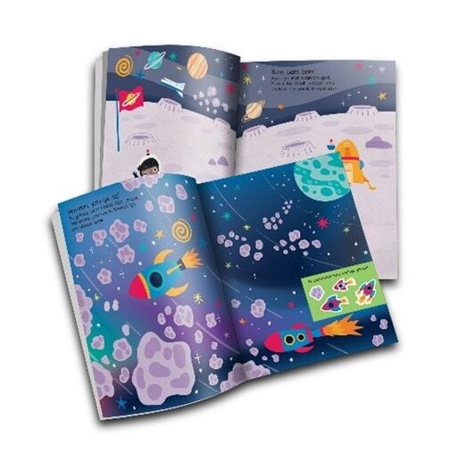 Keçe Çıkartmalar – Uzayda Oyun Kitabı