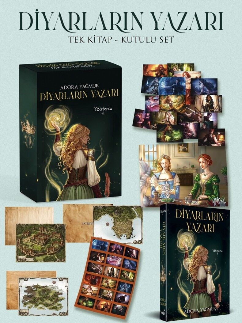 Diyarların Yazarı – Wisteria 4 – Ciltli (Kutulu)