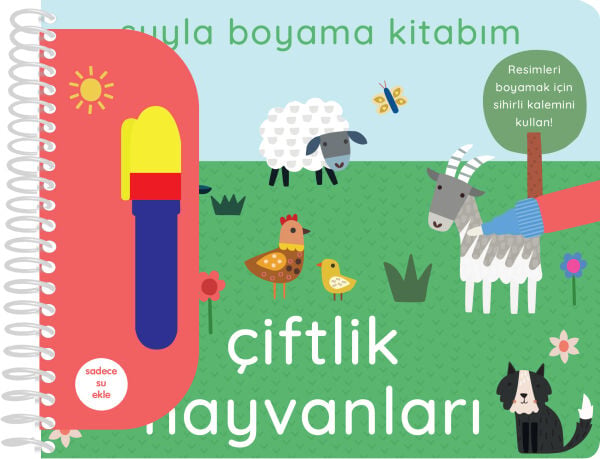 Suyla Boyama Kitabım – Çiftlik Hayvanları