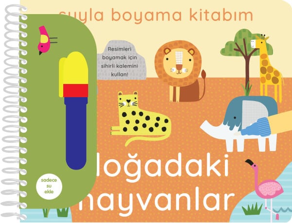 Suyla Boyama Kitabım – Doğadaki Hayvanlar