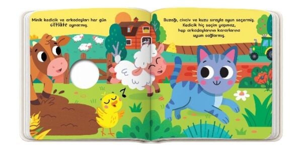 Parmak Kuklalı Kitap – Oyuncu Kedi