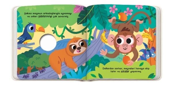 Parmak Kuklalı Kitap – Şakacı Maymun