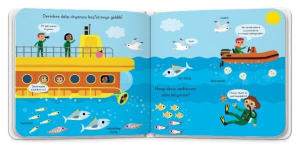 Çek, Çekiştir ve Bul – Okyanusta Yüzelim (Hareketli Kitap)